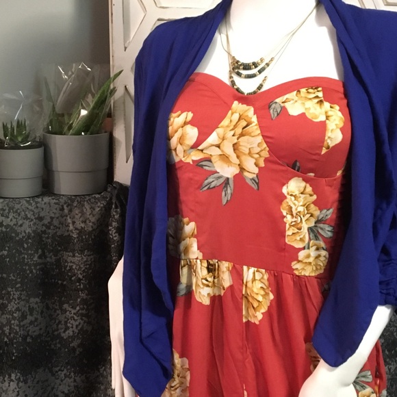 mine Sweaters - ✴️SALE✴️ cobalt crop shrug